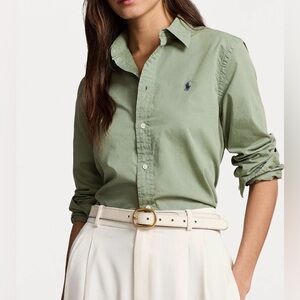 Ralph Lauren Green Button Down Shirt